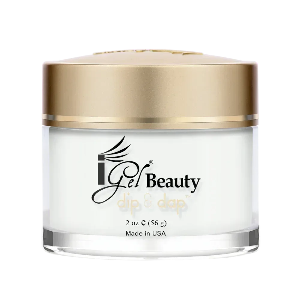 iGel Dip & Dap 2in1 Powder 2oz - #001 Baby Powder (PURE WHITE) - TTT Nails Supply