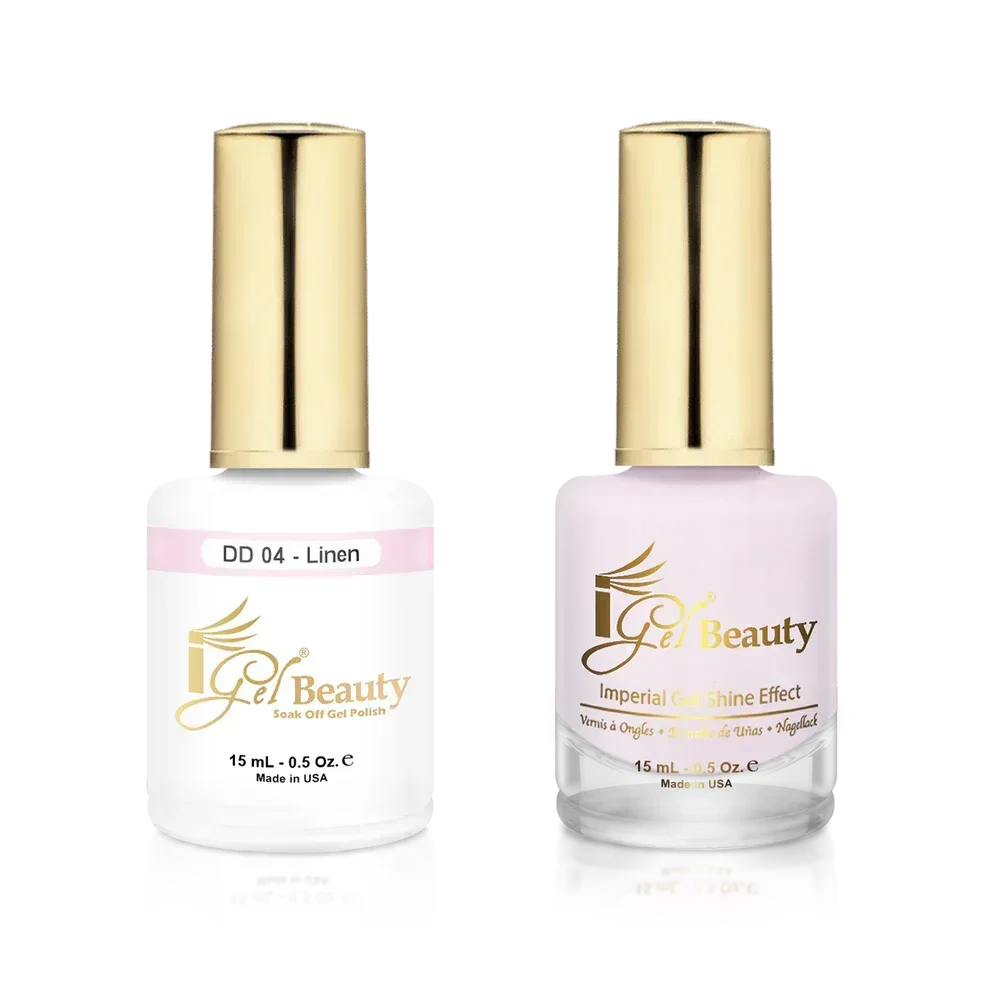 iGel Matching Duo Gel Polish 0.5oz - #004 Linen - TTT Nails Supply