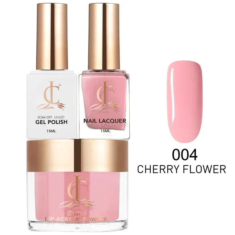 Cllam Matching 3in1 - CL004 CHERRY FLOWER - TTT Nails Supply