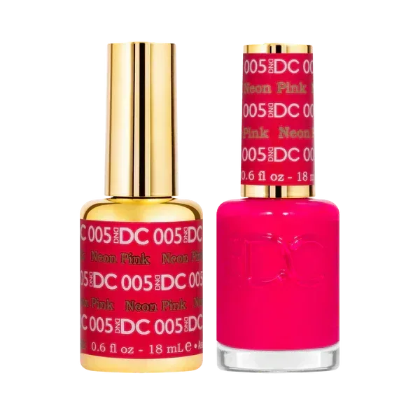 DC Duo Matching Color - #005 Neon Pink - TTT Nails Supply