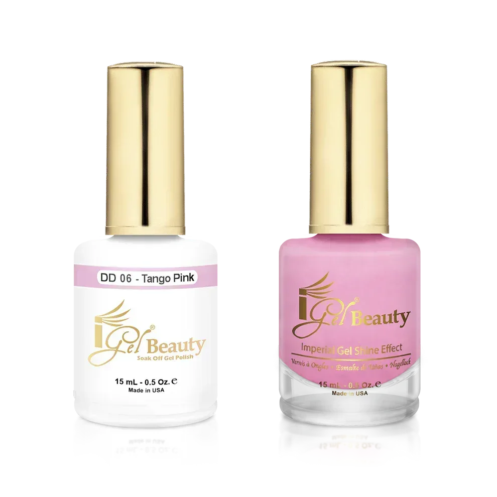 iGel Matching Duo Gel Polish 0.5oz - #006 Tango Pink - TTT Nails Supply