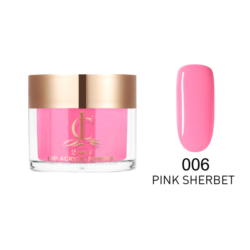 Cllam Dip Powder 2oz - CL006 PINK SHERBET