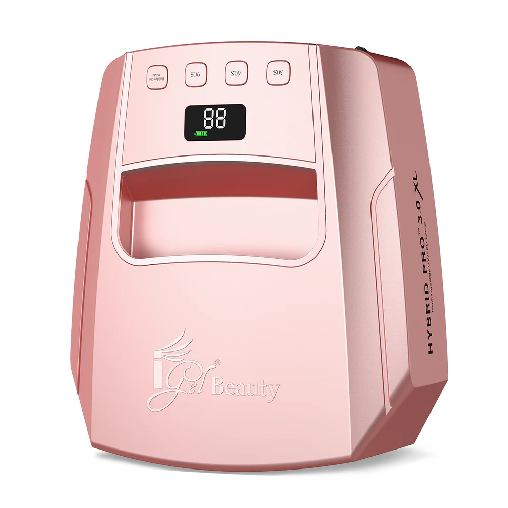 Igel Hybrid Pro 3.0 XL Wireless Rechargeable UV/LED Lamp - ROSE PINK