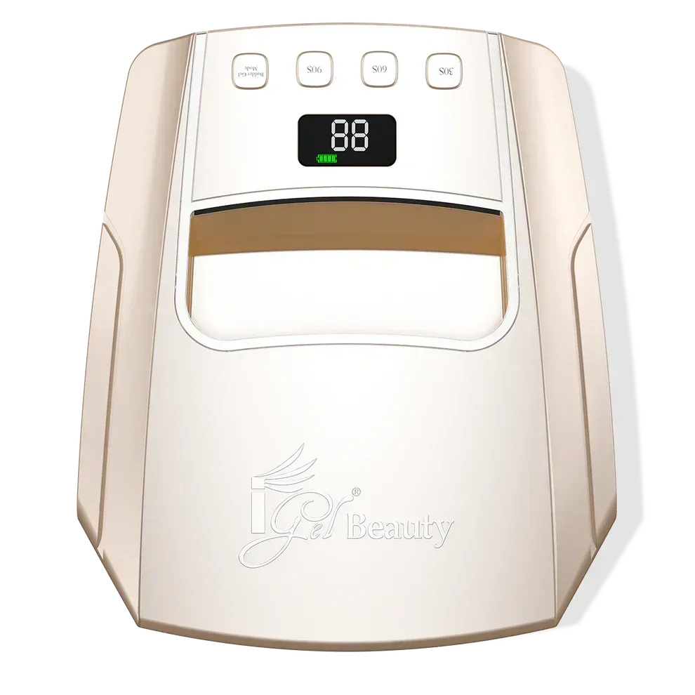 Igel Hybrid Pro 3.0 XL Wireless Rechargeable UV/LED Lamp - TAN - TTT Nails Supply