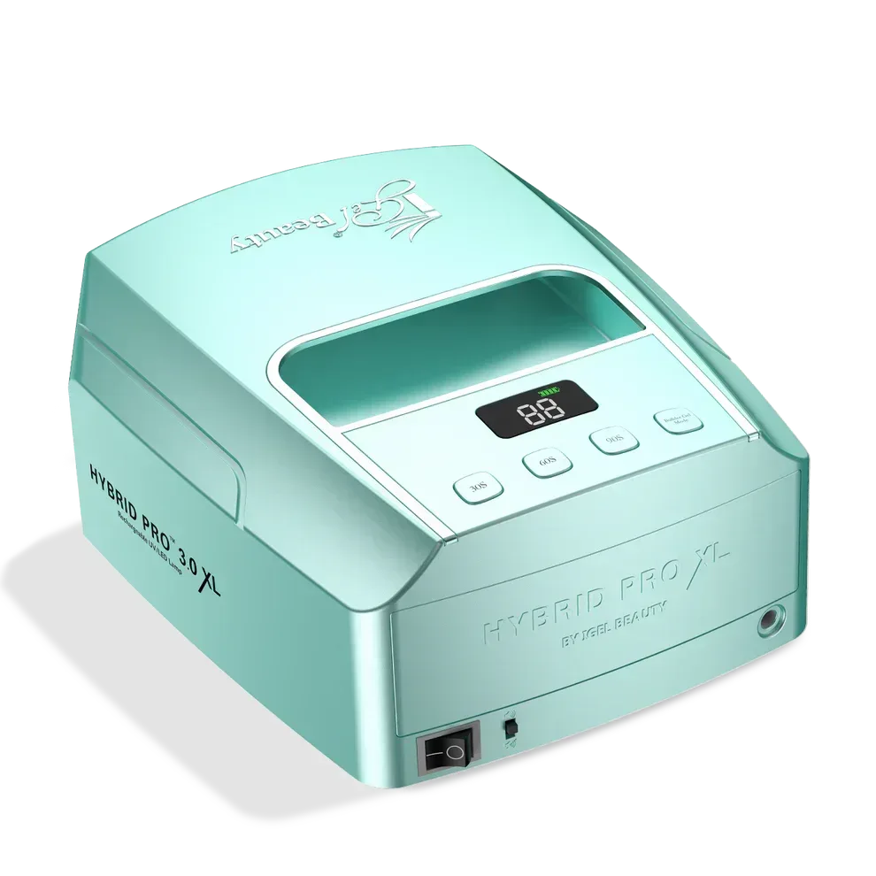 Igel Hybrid Pro 3.0 XL Wireless Rechargeable UV/LED Lamp - TEAL - TTT Nails Supply