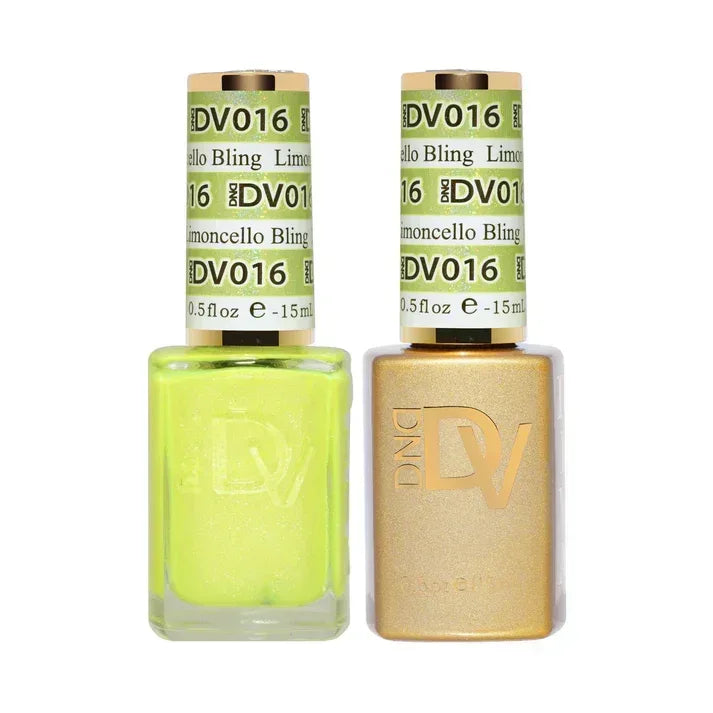DND DIVA Duo Matching Color - #016 Limoncello Bling - TTT Nails Supply