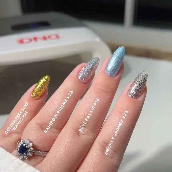 DND DIVA Swatch #01 - Mirrorball Collection 36 colors (#01 - #36) - TTT Nails Supply