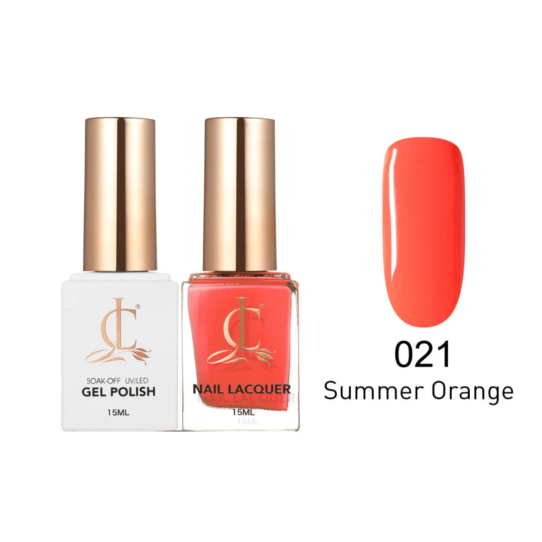 Cllam Duo Gel Lacquer - CL021 SUMMER ORANGE