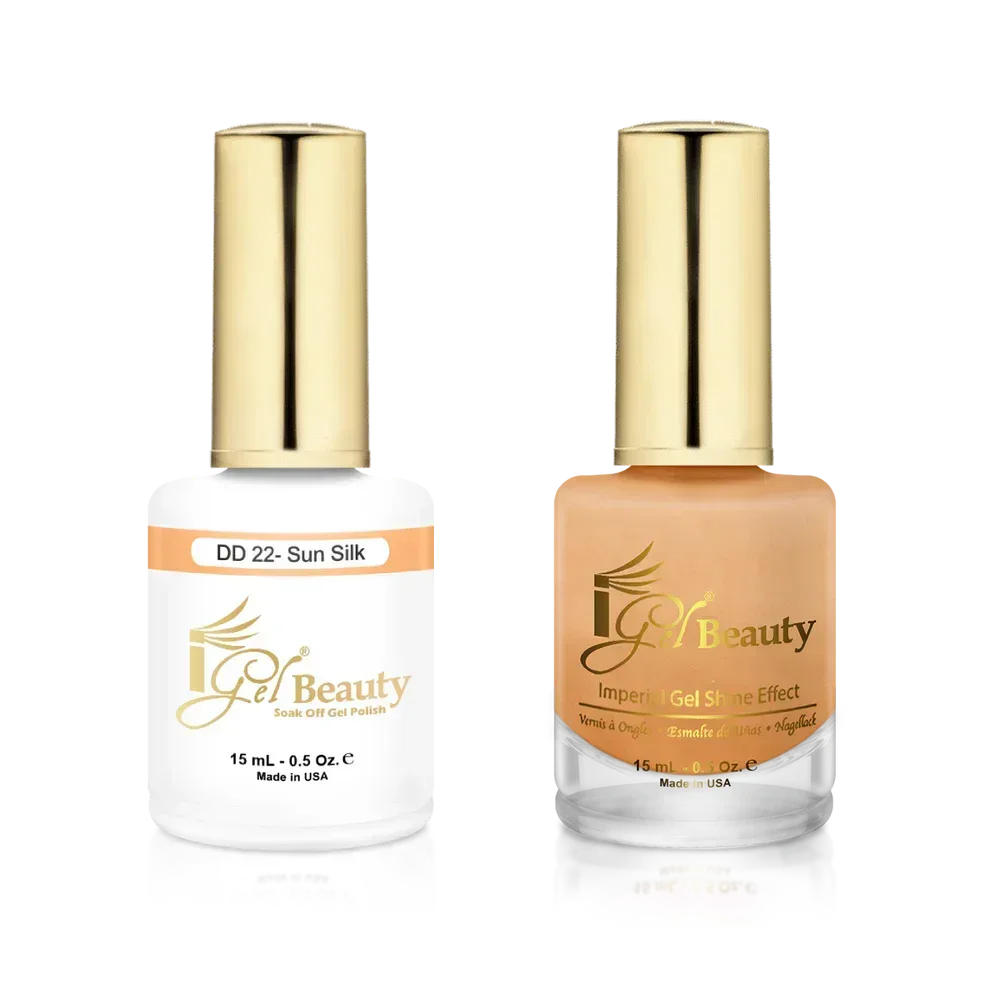 iGel Matching Duo Gel Polish 0.5oz - #022 Sun Silk - TTT Nails Supply