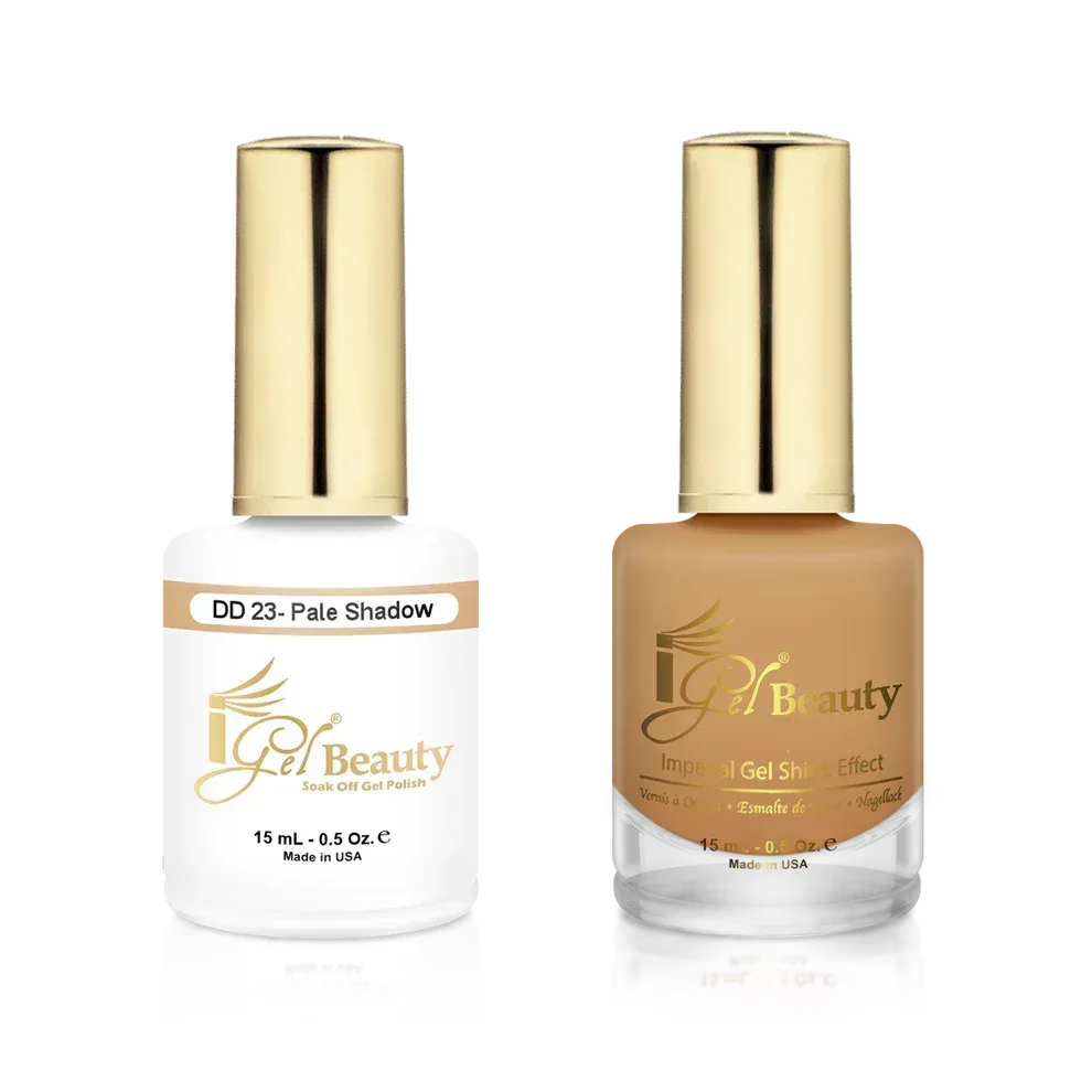 iGel Matching Duo Gel Polish 0.5oz - #023 Pale Shadow - TTT Nails Supply