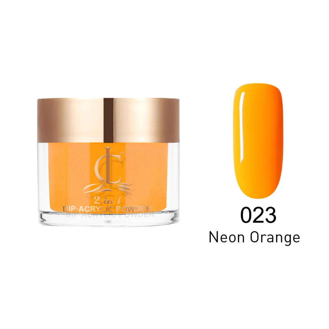 Cllam Dip Powder 2oz - CL023 NEON ORANGE