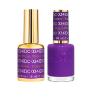 DC Duo Matching Color - #024 Purple Flower - TTT Nails Supply