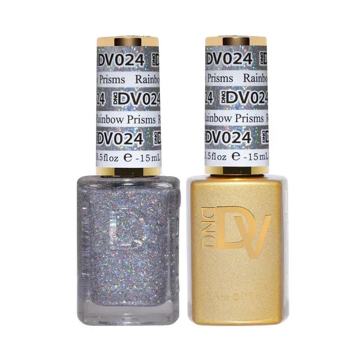 DND DIVA Duo Matching Color - #024 Rainbow Prisms - TTT Nails Supply