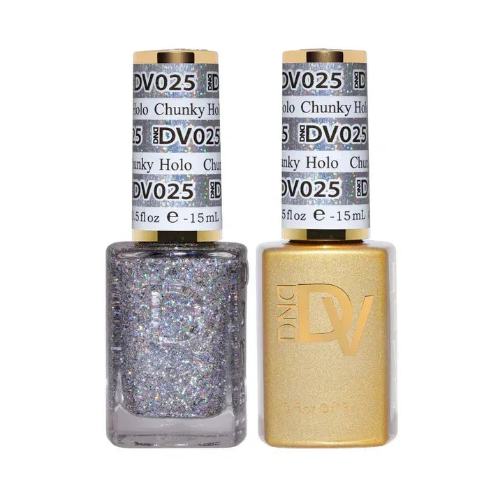 DND DIVA Duo Matching Color - #025 Chunky Holo - TTT Nails Supply