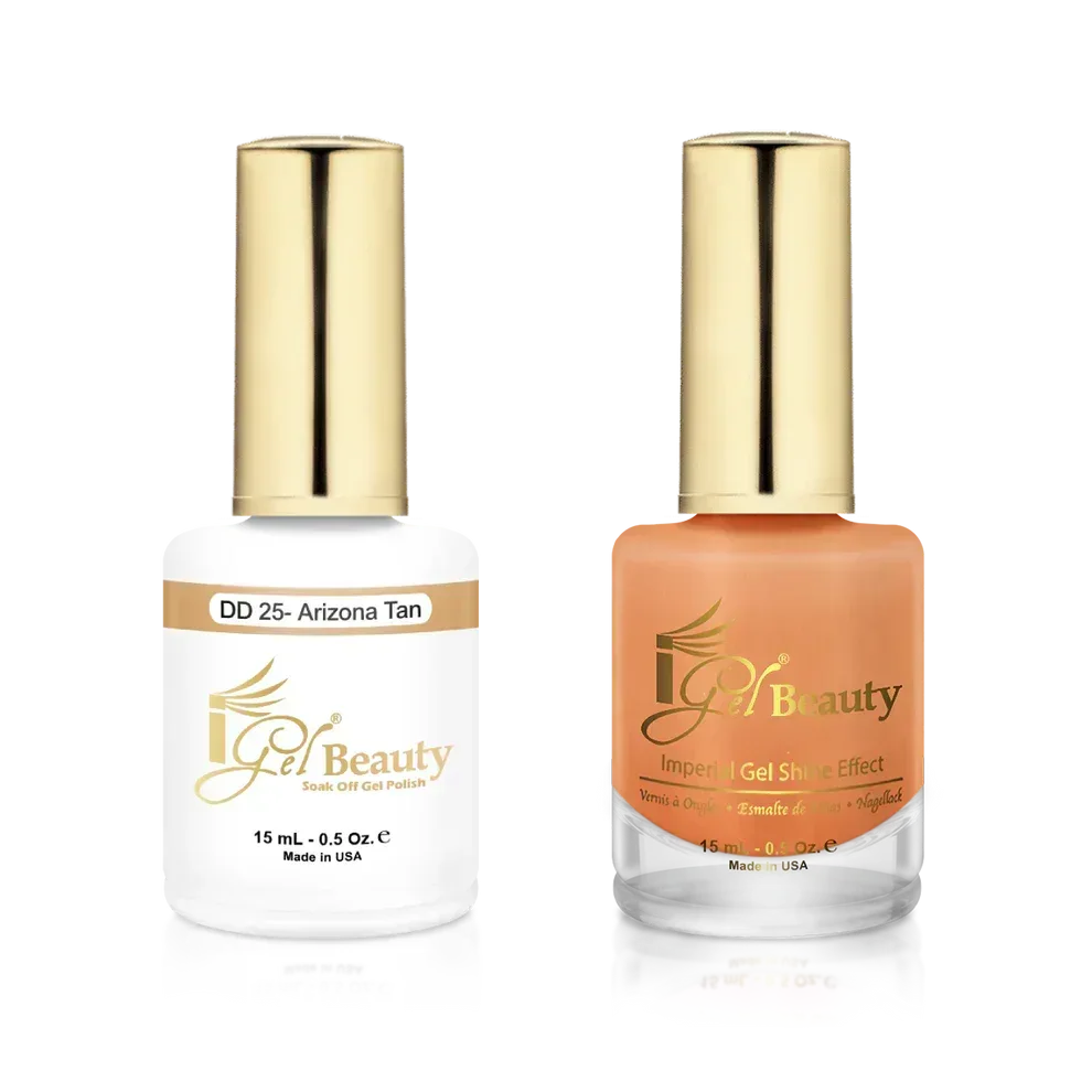 iGel Matching Duo Gel Polish 0.5oz - #025 Arizona Tan - TTT Nails Supply