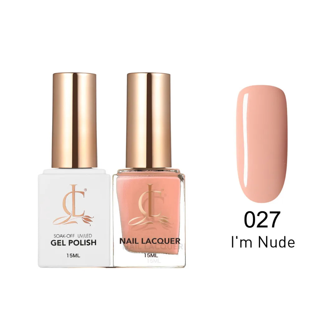 Cllam Duo Gel Lacquer - CL027 I'M NUDE
