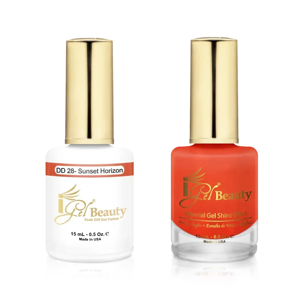 iGel Matching Duo Gel Polish 0.5oz - #028 Sunset Horizon - TTT Nails Supply