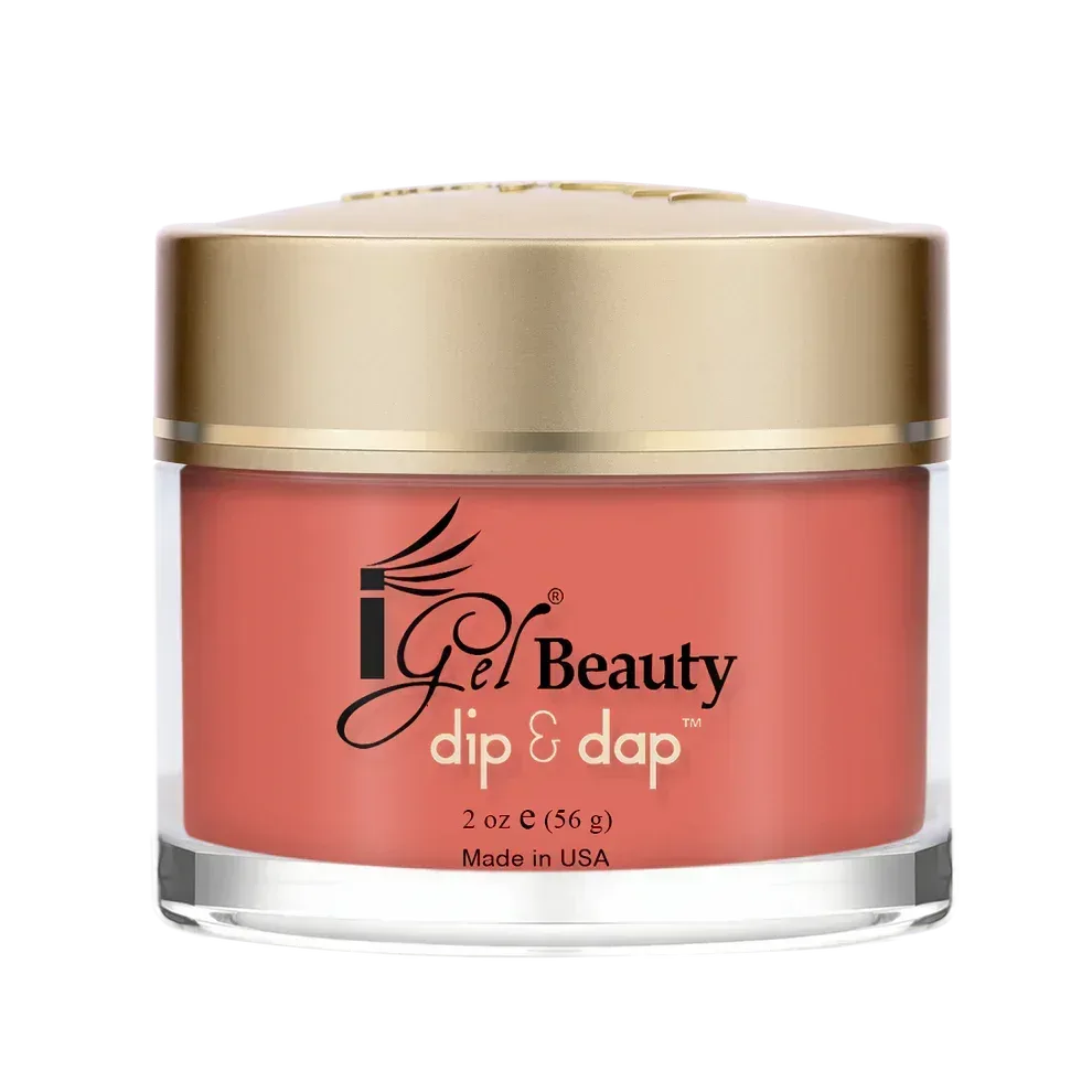 iGel Dip & Dap 2in1 Powder 2oz - #029 Coral Blaze - TTT Nails Supply