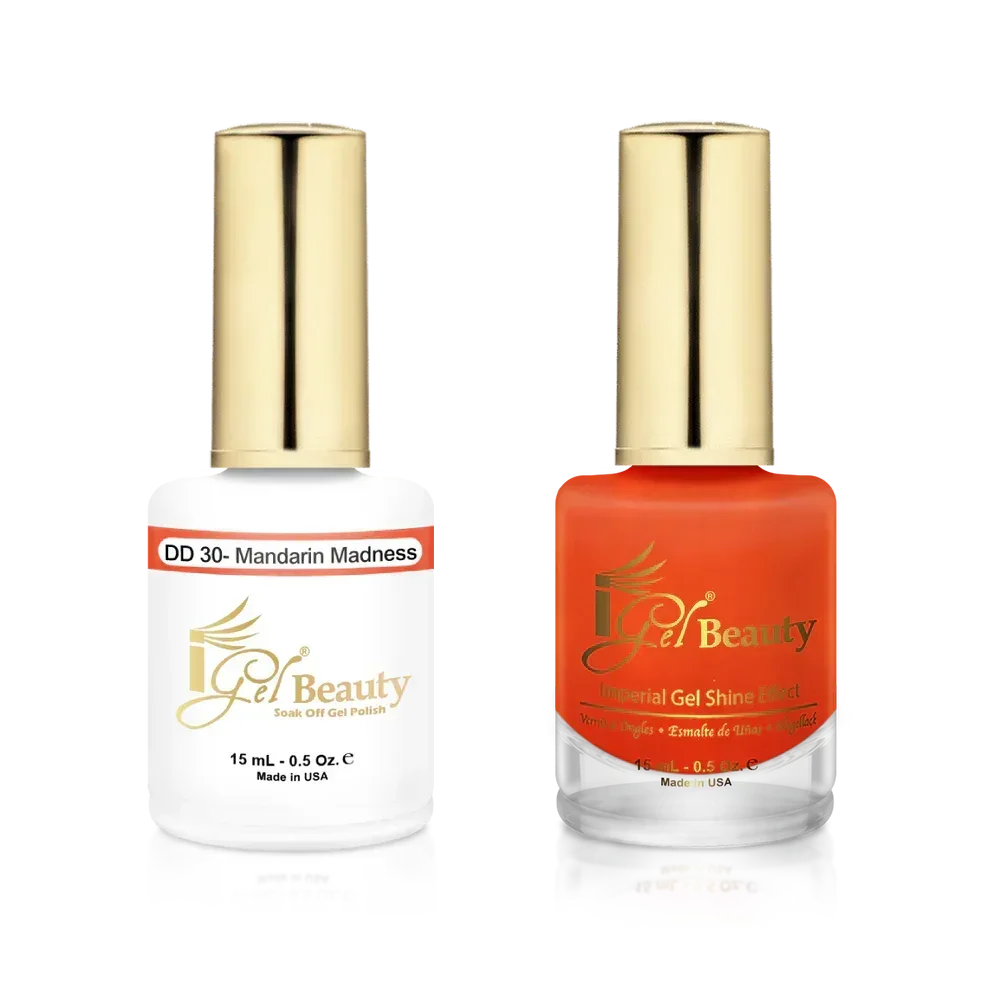 iGel Matching Duo Gel Polish 0.5oz - #030 Mandarin Madness - TTT Nails Supply