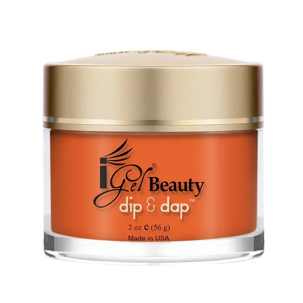 iGel Dip & Dap 2in1 Powder 2oz - #030 Mandarin Madness - TTT Nails Supply