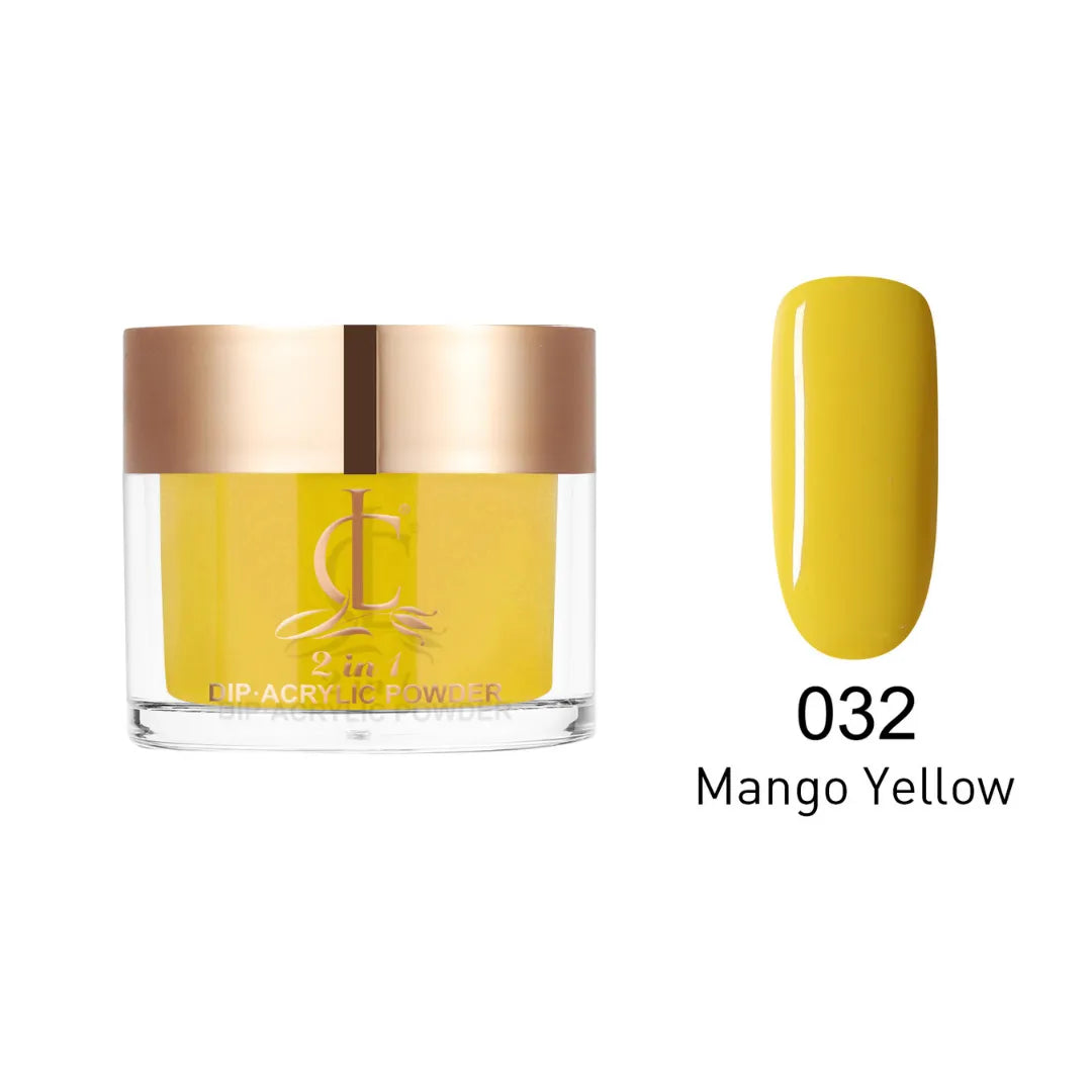 Cllam Dip Powder 2oz - CL032 MANGO YELLOW
