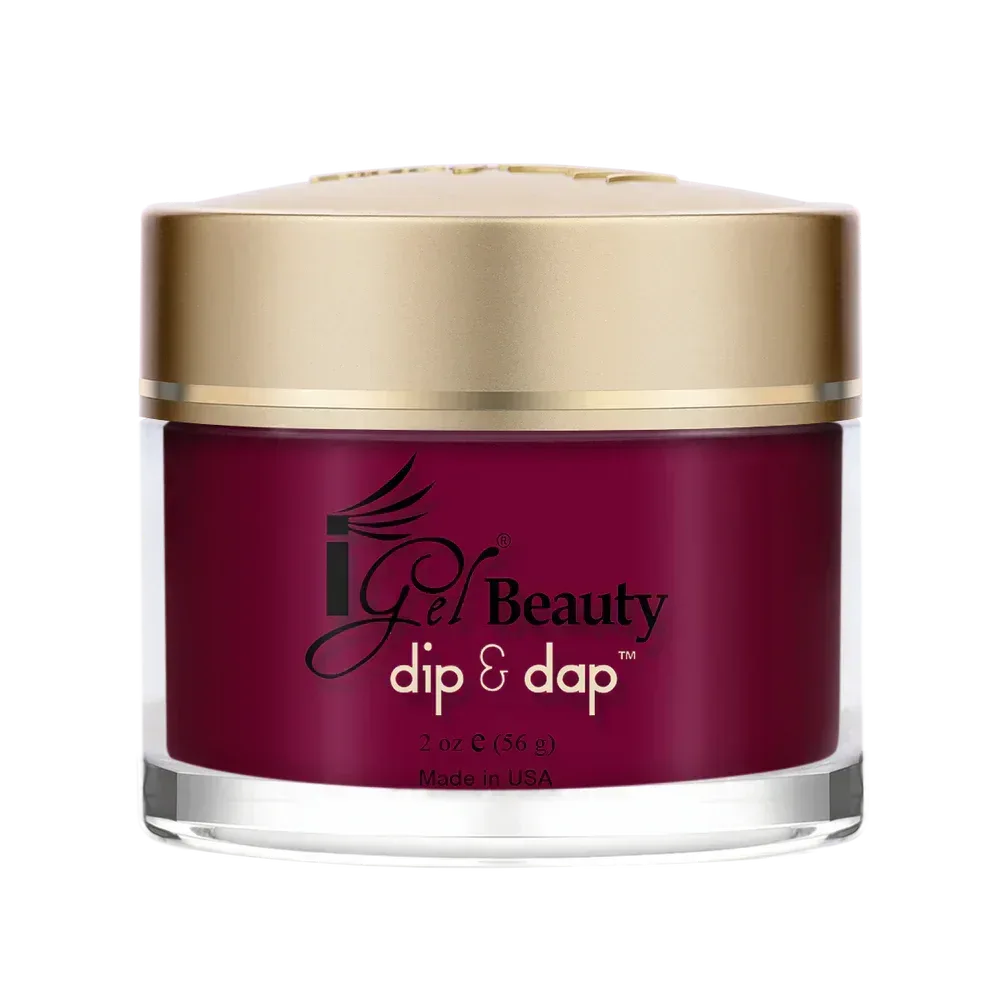 iGel Dip & Dap 2in1 Powder 2oz - #035 Mulberry - TTT Nails Supply