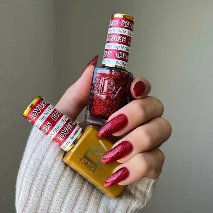 DND DIVA Duo Matching Color - #035 Sip N' Glitz - TTT Nails Supply