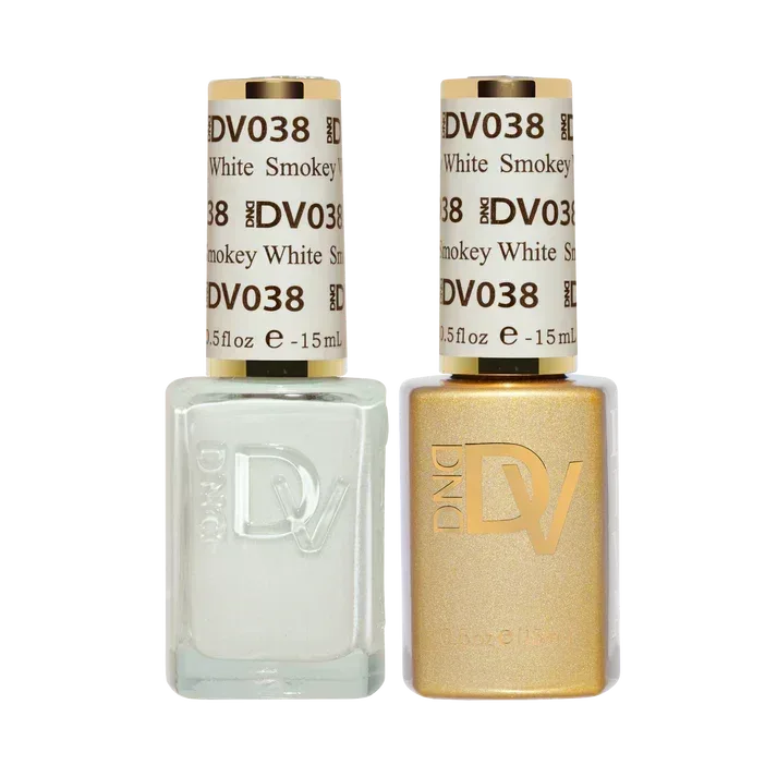 DND DIVA Duo Matching Color - #038 Smokey White - TTT Nails Supply