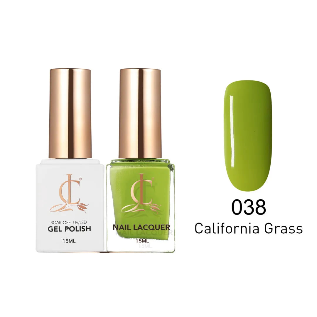 Cllam Duo Gel Lacquer - CL038 CALIFORNIA GRASS