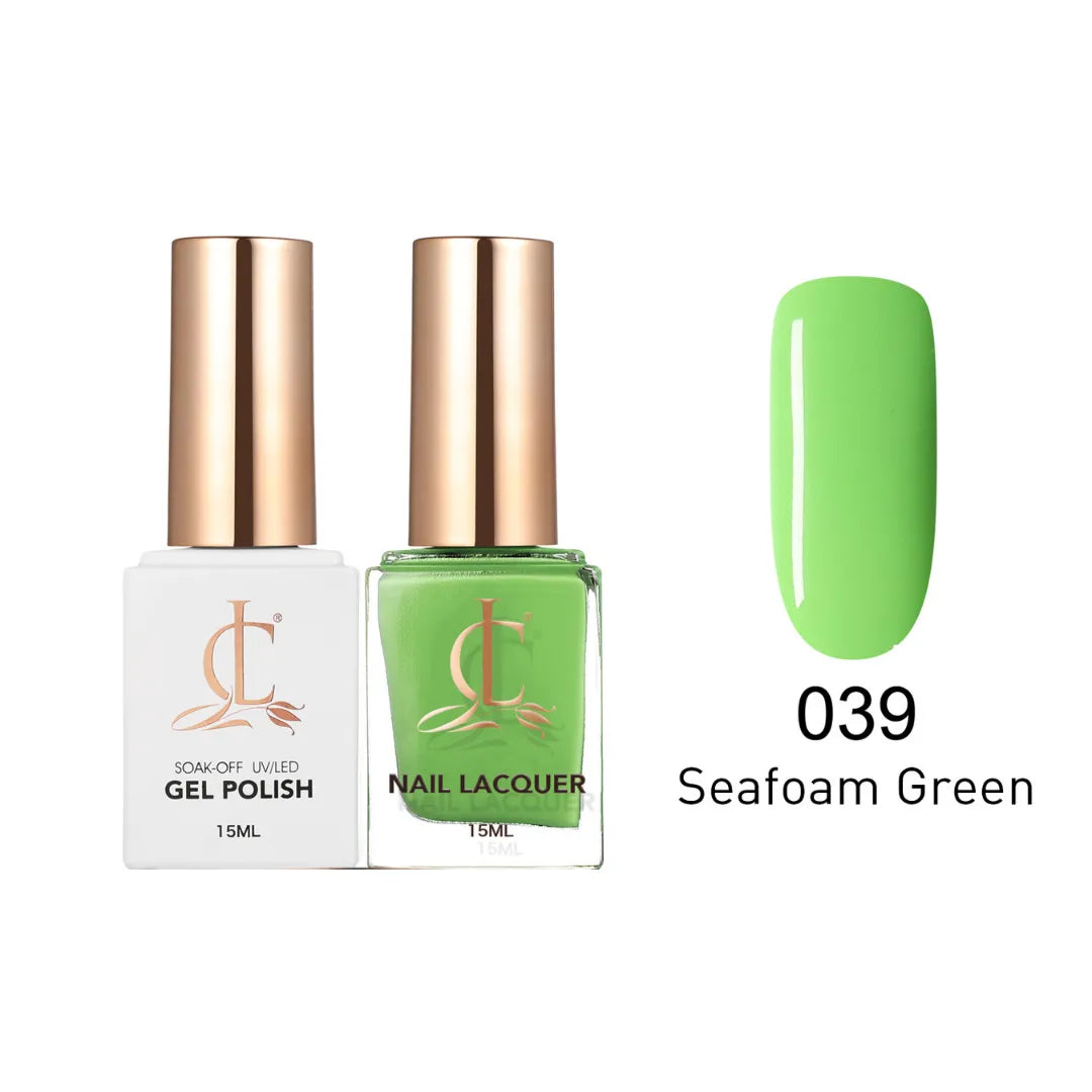 Cllam Duo Gel Lacquer - CL039 SEAFOAM GREEN