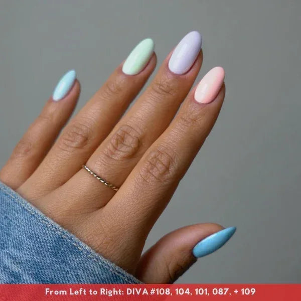 DND DIVA Swatch #03 - Coquette Collection 36 colors (#73 - #109) - TTT Nails Supply
