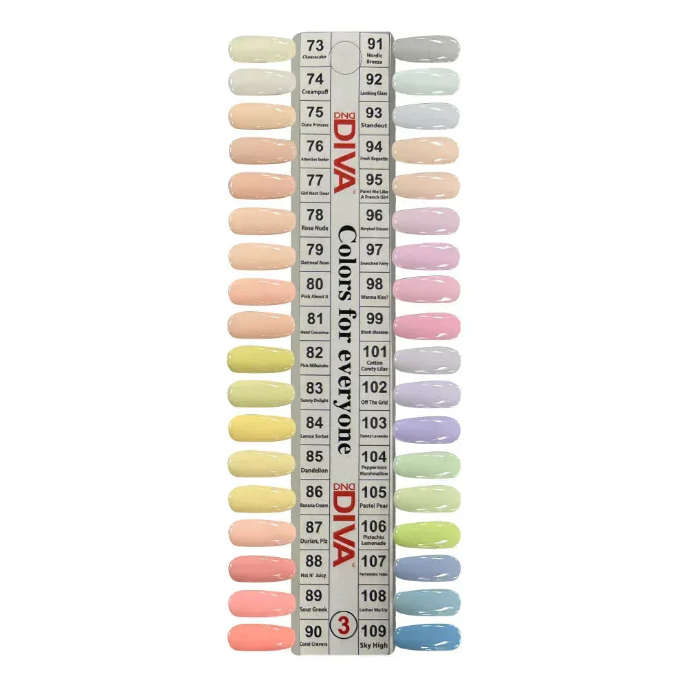 DIVA Duo Gel Polish Swatch #03 (sample tip only) - TTT Nails Supply