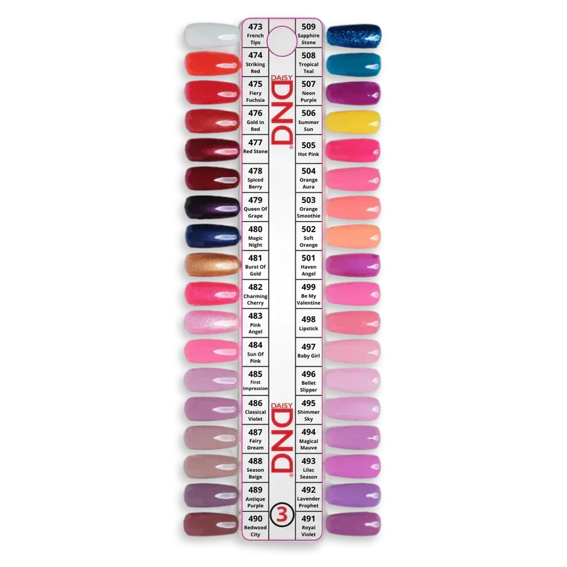 DND Duo Gel Polish Swatch #03 (sample tip only) - TTT Nails Supply