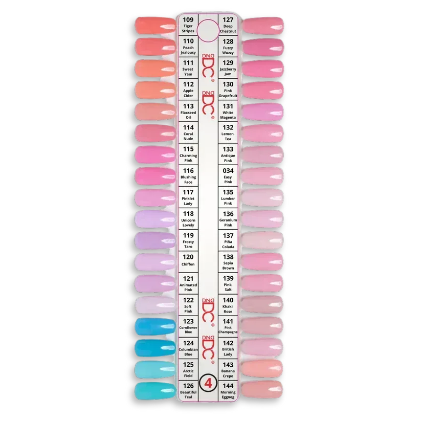 DC Swatch #04 - 36 colors (#109 - #144) - TTT Nails Supply