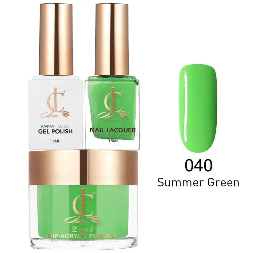 Cllam Matching 3in1 - CL040 SUMMER GREEN - TTT Nails Supply