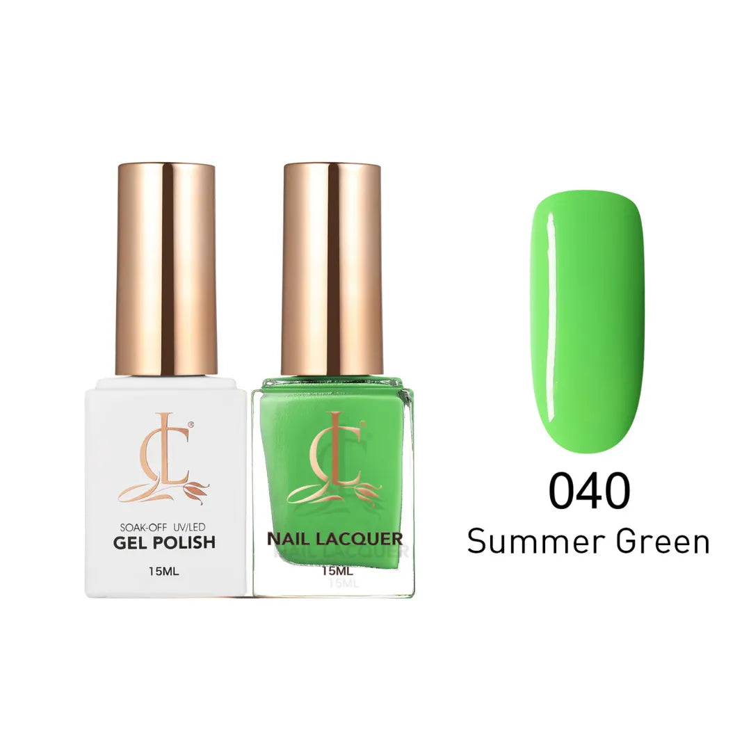 Cllam Duo Gel Lacquer - CL040 SUMMER GREEN