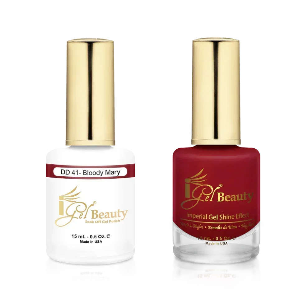 iGel Matching Duo Gel Polish 0.5oz - #041 Bloody Mary - TTT Nails Supply