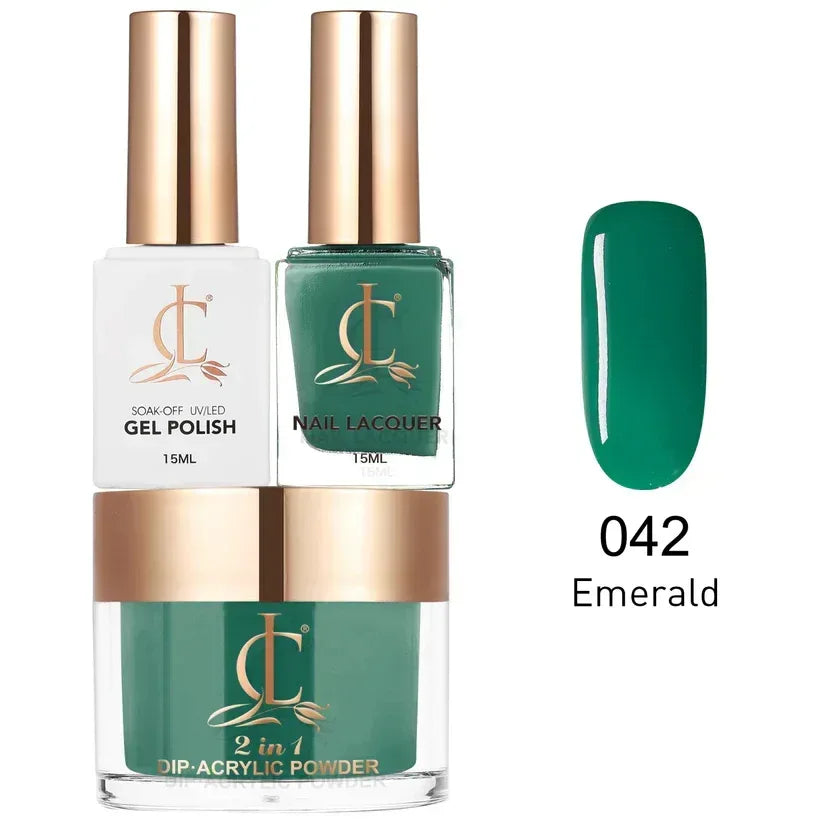Cllam Matching 3in1 - CL042 EMERALD - TTT Nails Supply