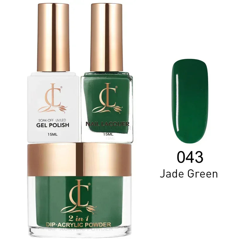 Cllam Matching 3in1 - CL043 JADE GREEN - TTT Nails Supply