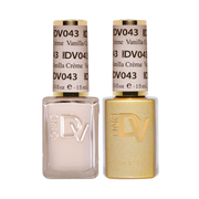 DND DIVA Duo Matching Color - #043 Vanilla Créme - TTT Nails Supply