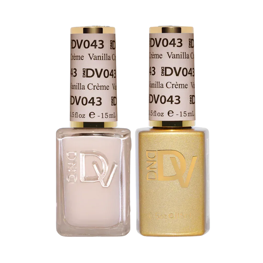 DND DIVA Duo Matching Color - #043 Vanilla Créme - TTT Nails Supply