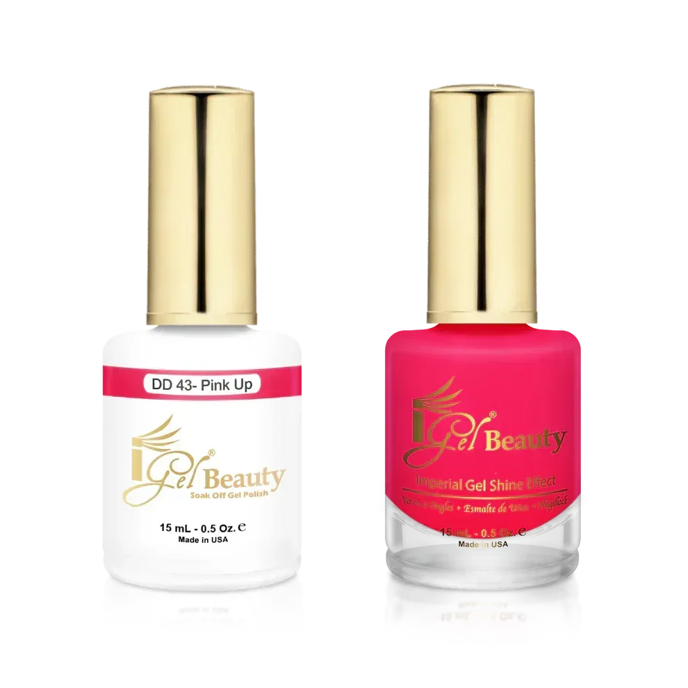 iGel Matching Duo Gel Polish 0.5oz - #043 Pink Up - TTT Nails Supply