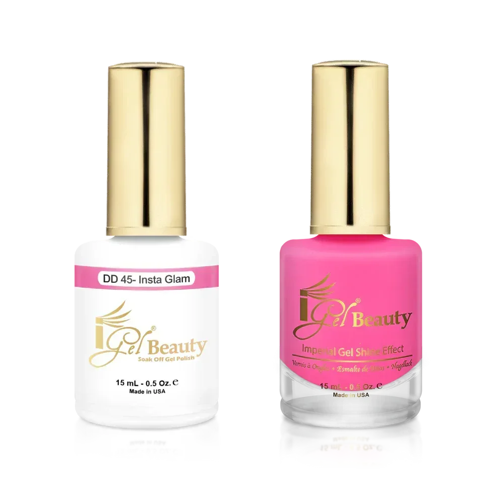 iGel Matching Duo Gel Polish 0.5oz - #045 Insta Glam - TTT Nails Supply