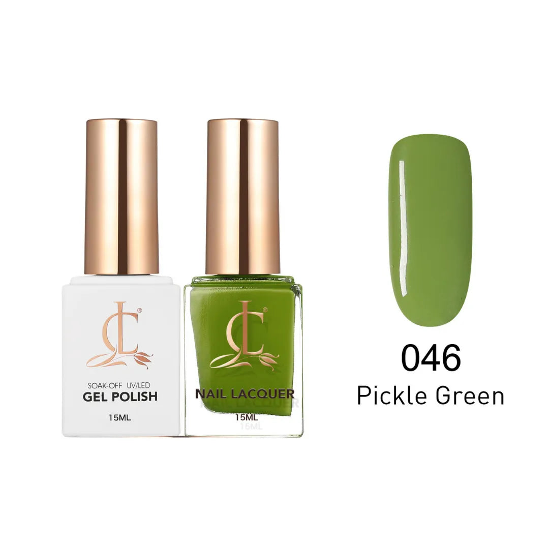 Cllam Duo Gel Lacquer - CL046 PICKLE GREEN