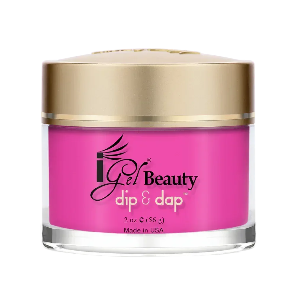 iGel Dip & Dap 2in1 Powder 2oz - #047 Frisky Fuchsia - TTT Nails Supply