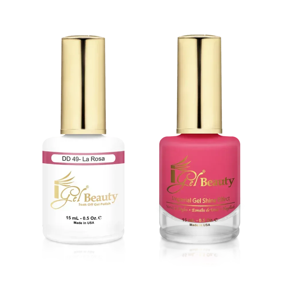 iGel Matching Duo Gel Polish 0.5oz - #049 La Rosa - TTT Nails Supply