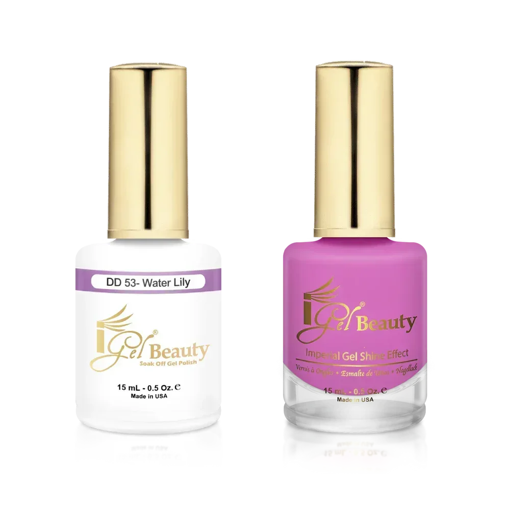 iGel Matching Duo Gel Polish 0.5oz - #053 Water Lily - TTT Nails Supply