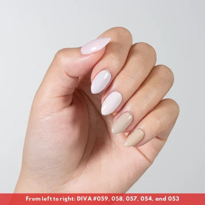 DND DIVA Duo Matching Color - #054 Jurassic Grey - TTT Nails Supply