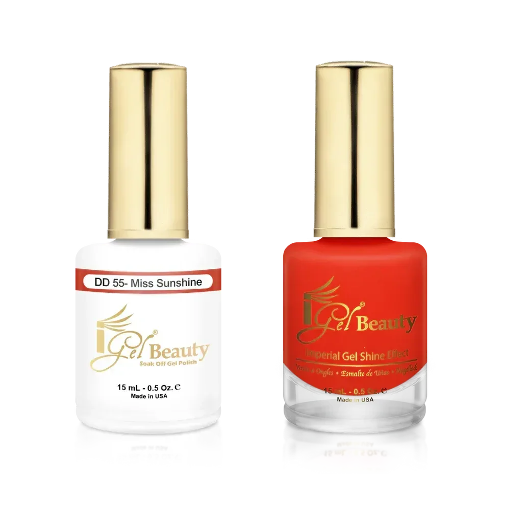 iGel Matching Duo Gel Polish 0.5oz - #055 Miss Sunshine - TTT Nails Supply