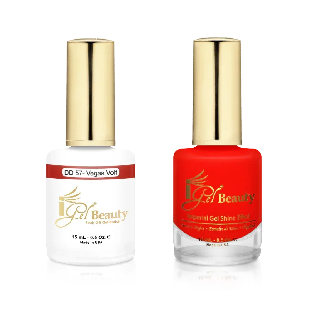 iGel Matching Duo Gel Polish 0.5oz - #057 Vegas Volt - TTT Nails Supply